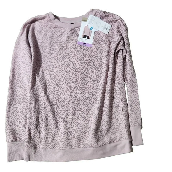 MONDETTA cheetah printed sweatshirt size xs - Picture 1 of 4